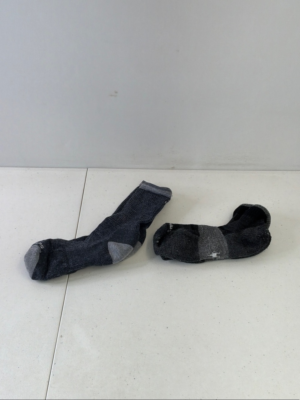 Men's Sz M Smartwool Merino Socks Gray Ankle 1/4